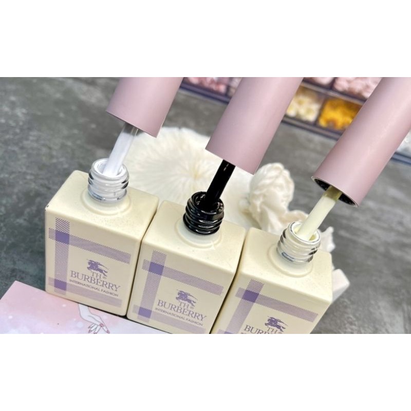 Sơn gel burberry, sơn gel burberry màu trắng sữa