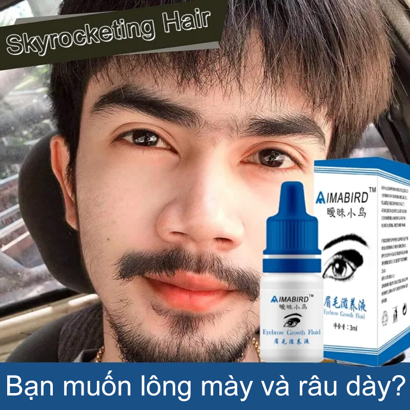 Serum mọc chân mày,7 ngày hiệu quả,Duong mi dài và cong Nuôi dưỡng sâu tăng trưởng nhanh Không tác dụng phụ Làm dày lông mi, lông mày và đường chân tóc unisex,làm dày lông mi lông mày và đường chân tóc,mọc nhanh tự nhiên 3ml