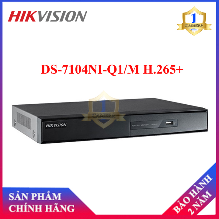 [HCM]Đầu ghi IP 4 kênh Hikvision DS-7104NI-Q1/M H.265+