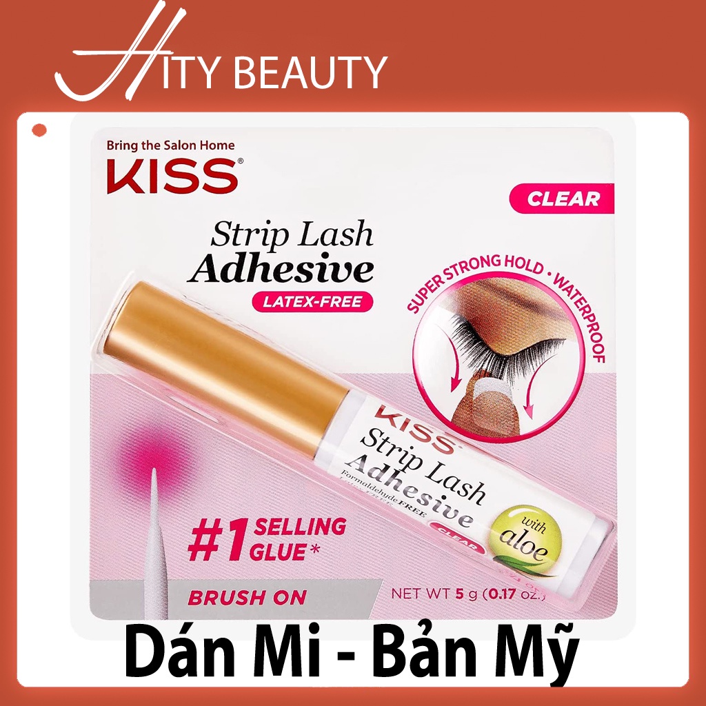 Hcm - keo dán mi kiss strip eyelash adhesive 5g - hity beauty