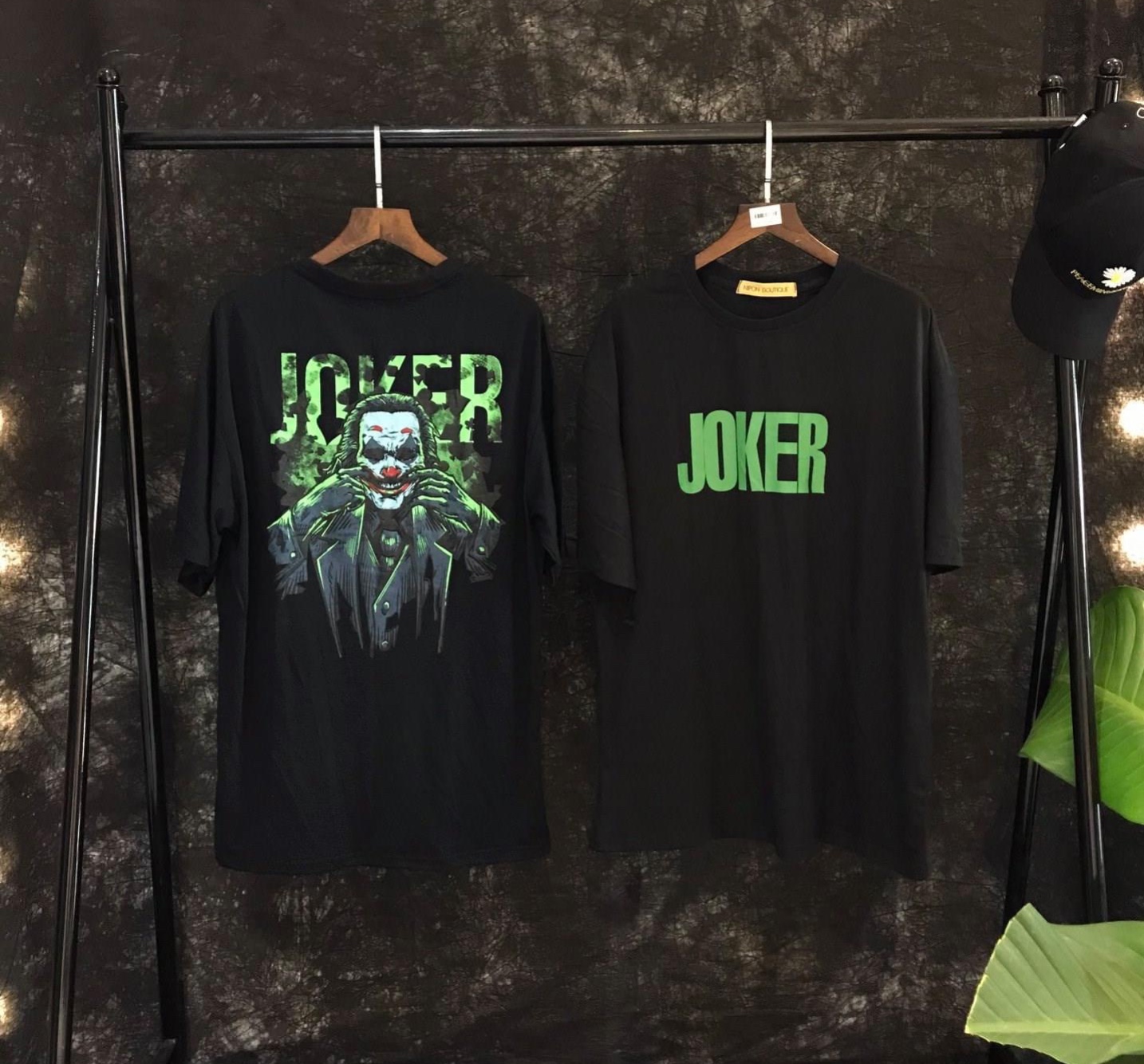 [HCM]Áo Thun JOKER Unisex 3D From Rộng Nam Nữ Blackwhite1