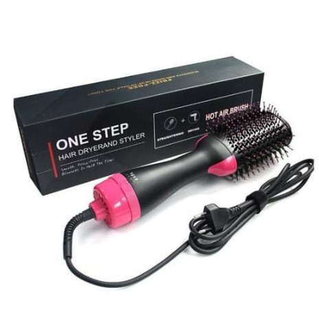 Lược điện kiêm mấy sấy khí tạo phồng đa năng -lược uốn tóc tạo độ xoăn - one step