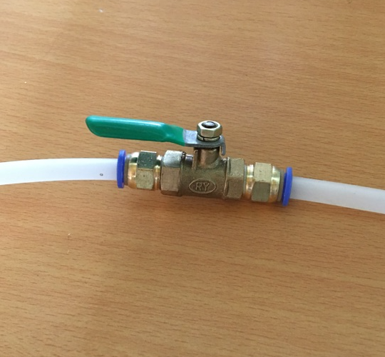 Van khóa khí nén, phun sương ống 8