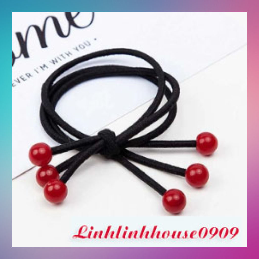 Dây buộc tóc nữ cherry mini xinh xắn
