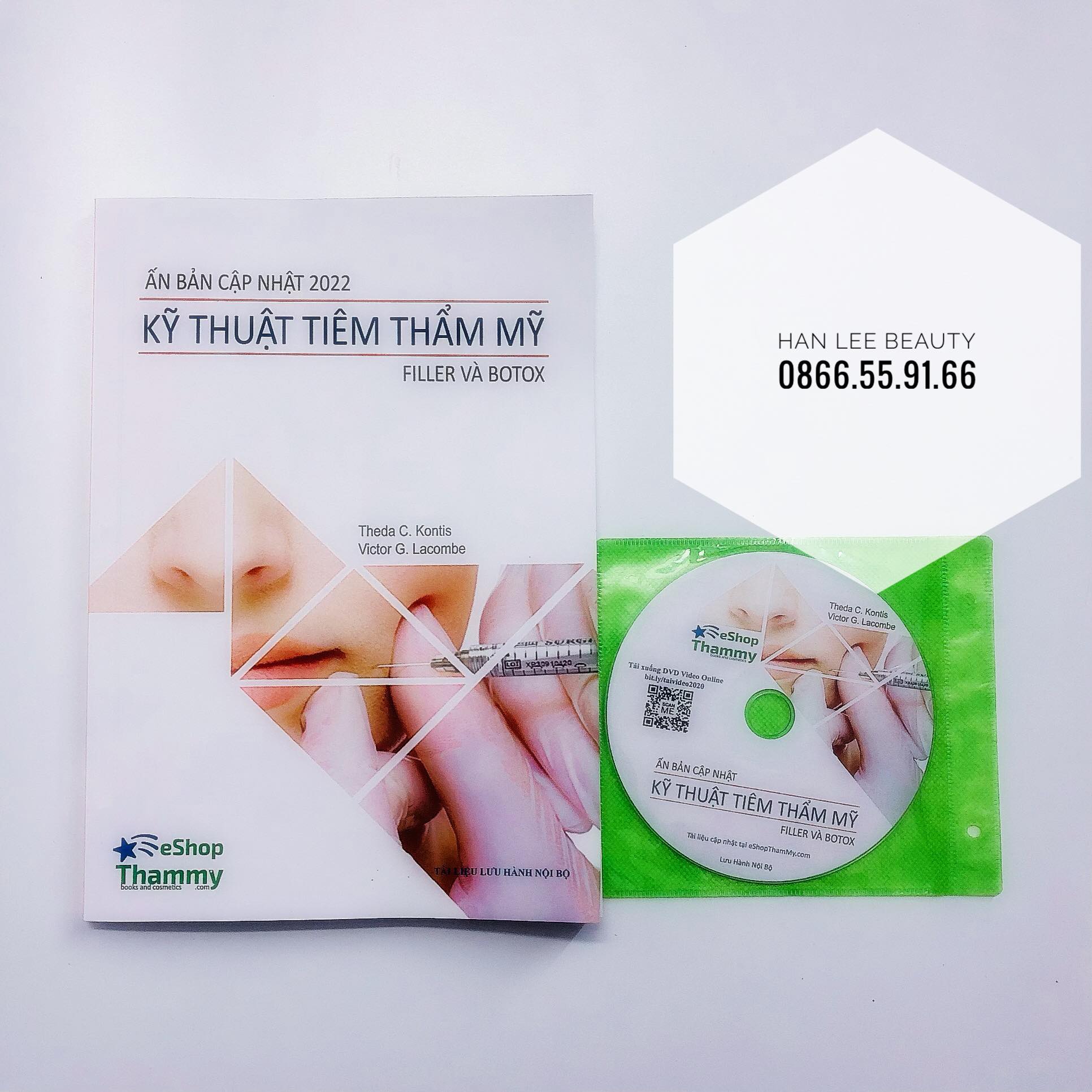 Sách Kĩ Thuật Tiêm Thẩm Mỹ Filler Và Botox Kèm DVD Dành Cho Các Bạn Học Viên Bổ Sung Kiến Thức Ấn Bản Cập Nhật 2022