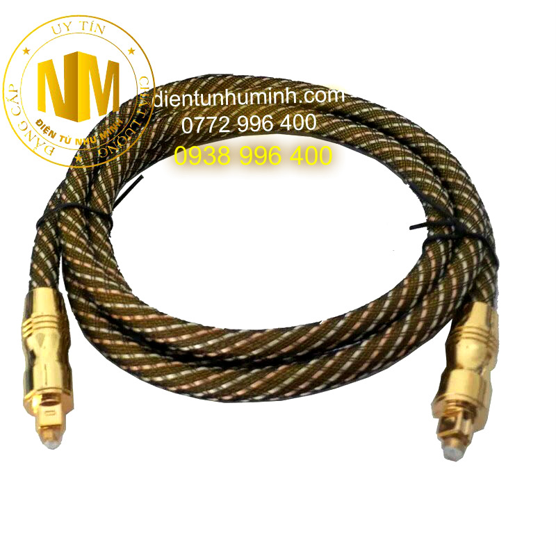 Cáp quang âm thanh Optical mạ vàng 24k Liton 1.5m USA