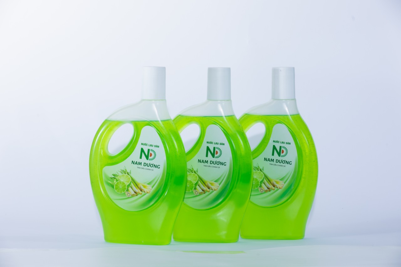 Nước lau sàn Nam Dương -  1oo% sinh học - Tinh dầu thảo mộc hương sả chanh chai 1000ml
