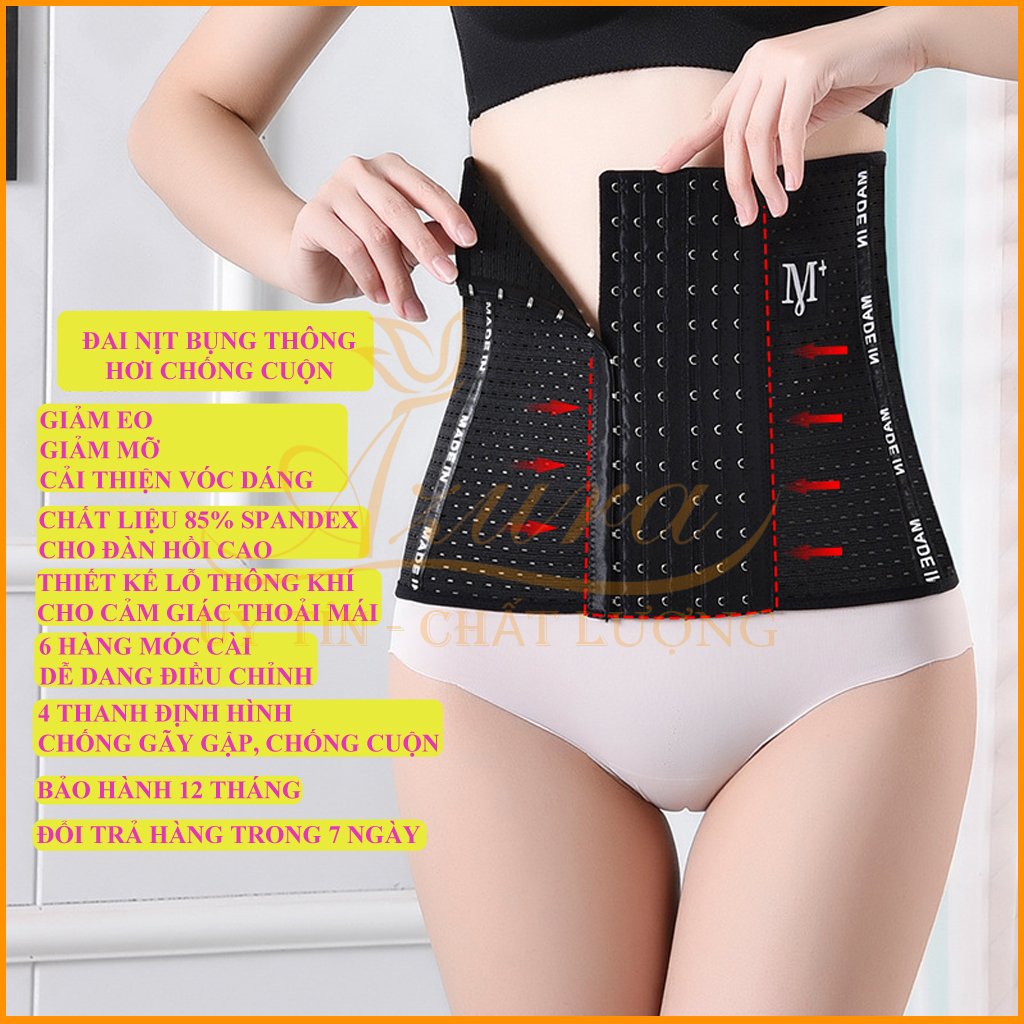 Quần gen bụng mặc váy cài trước siết eo  quần bảo hộ nịt bụng giảm mỡ eo  thon QL021  Hana Lady