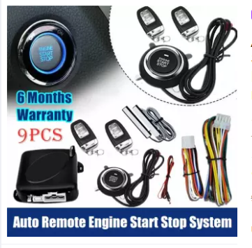 Hệ thống nhấn khởi động thông minh C6-B, hệ thống báo động an ninh xe hơi điều khiển từ xa không cần chìa - INTL