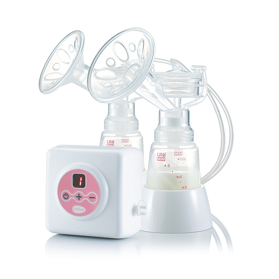 Máy hút sữa điện đôi - có matxa silicon premium allegro unimom