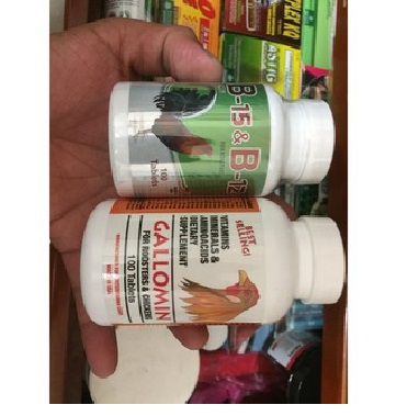 Thuốc B15&B12 dinh dưỡng gà đá - 3