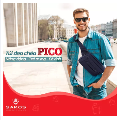 Túi đeo chéo sakos pico