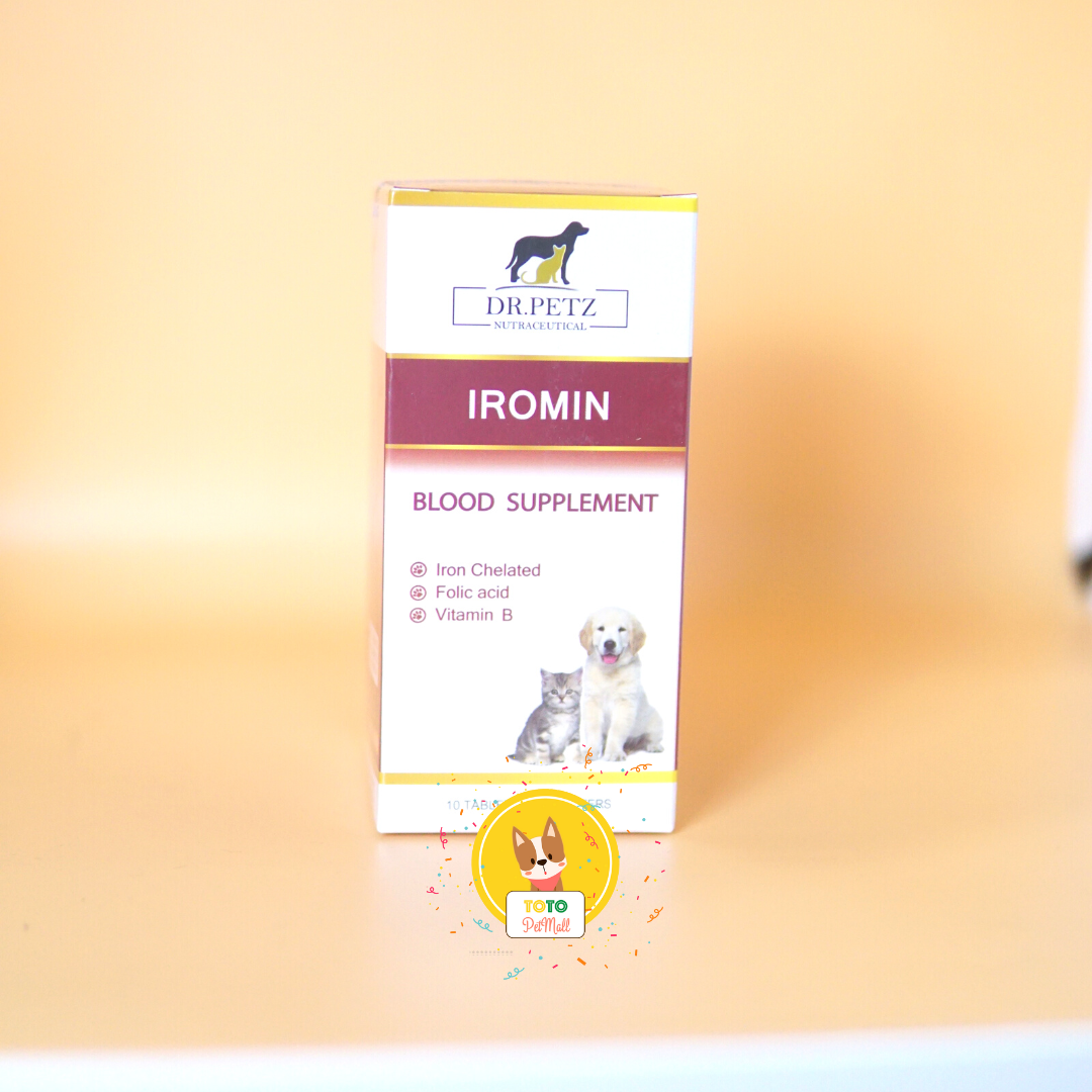 Tăng cường sự lưu thông tuần hoàn Dr.Petz Iromin cho Chó Mèo