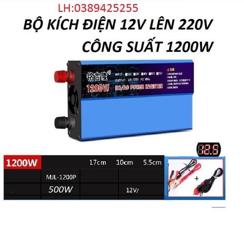 Bộ đổi điện 12v lên 220v 1200w