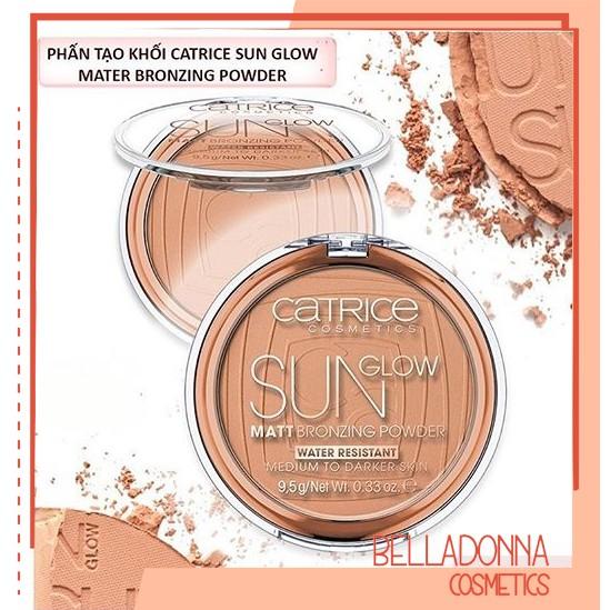 Phấn tạo khối Catrice Sun Glow Mater Bronzing Powder #030 Medium Skin