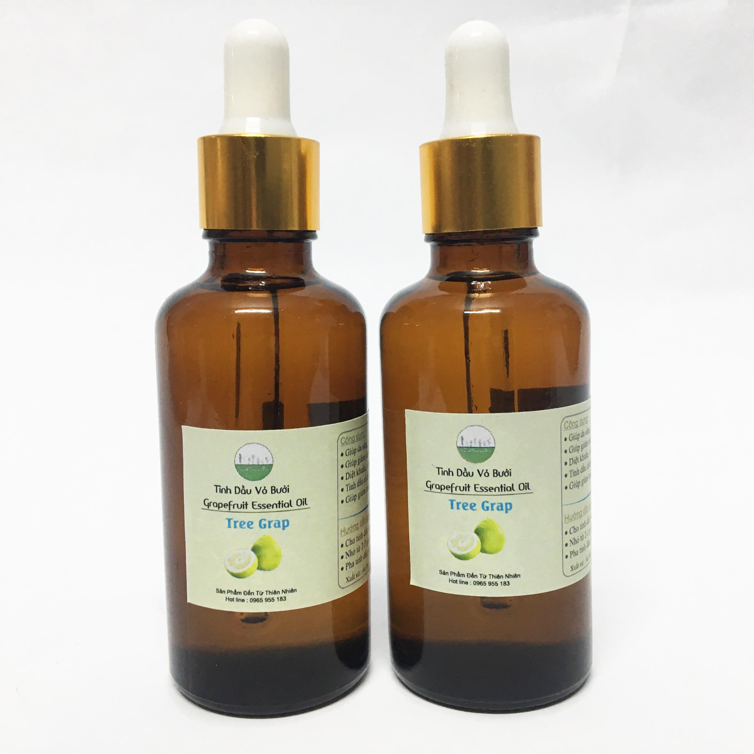 [HCM]Combo 2 Chai Tinh Dầu Bưởi Nguyên Chất 100ml  (50+50ml) tuthiennhien