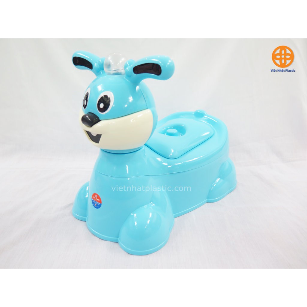 Bô vệ sinh có nhạc, hình con thỏ đáng yêu cho bé - bô vệ sinh cho bé