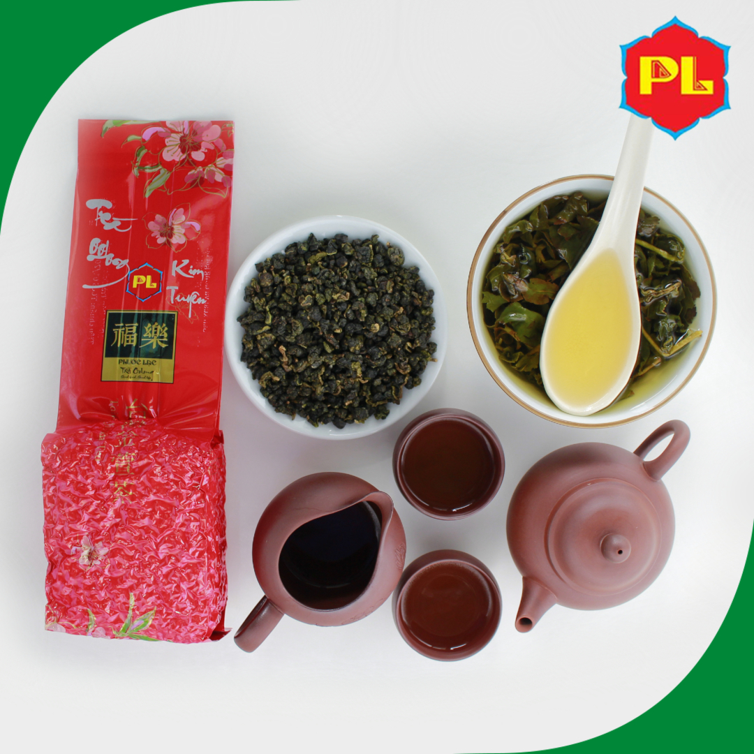 Trà ô long kim tuyên phước lạc loại 2 gói 200g