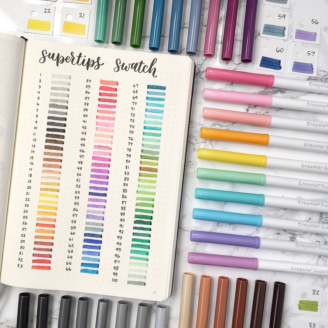 Crayola Supertips for Handlettering Review