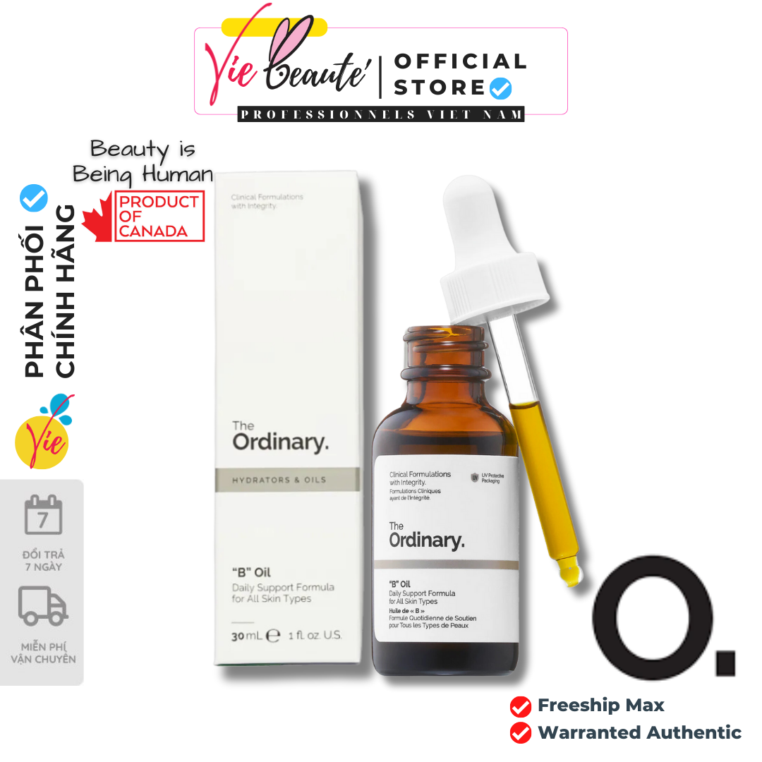 The Ordinary "B" OIL serum Tinh chất dầu dưỡng phục hồi da, chống lão hóa, làm sáng da 30ml