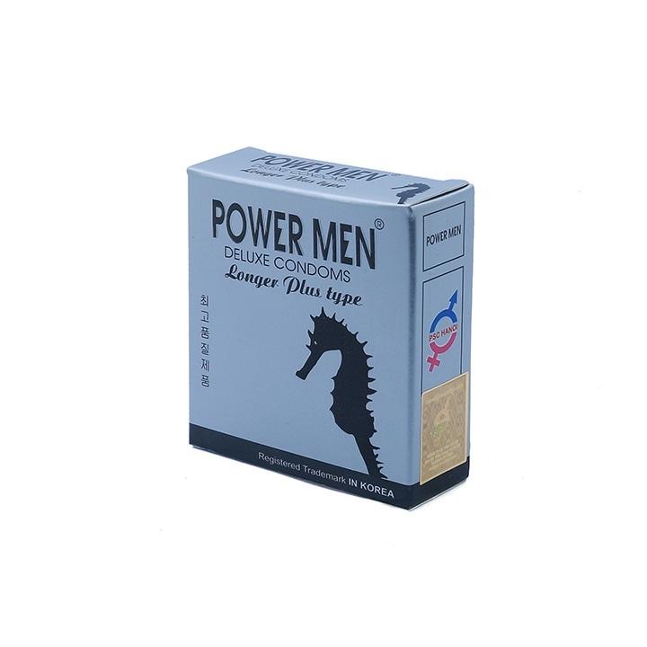 [HCM]BAO CAO SU POWER MEN LONGER PLUS (HỘP 3 CÁI)