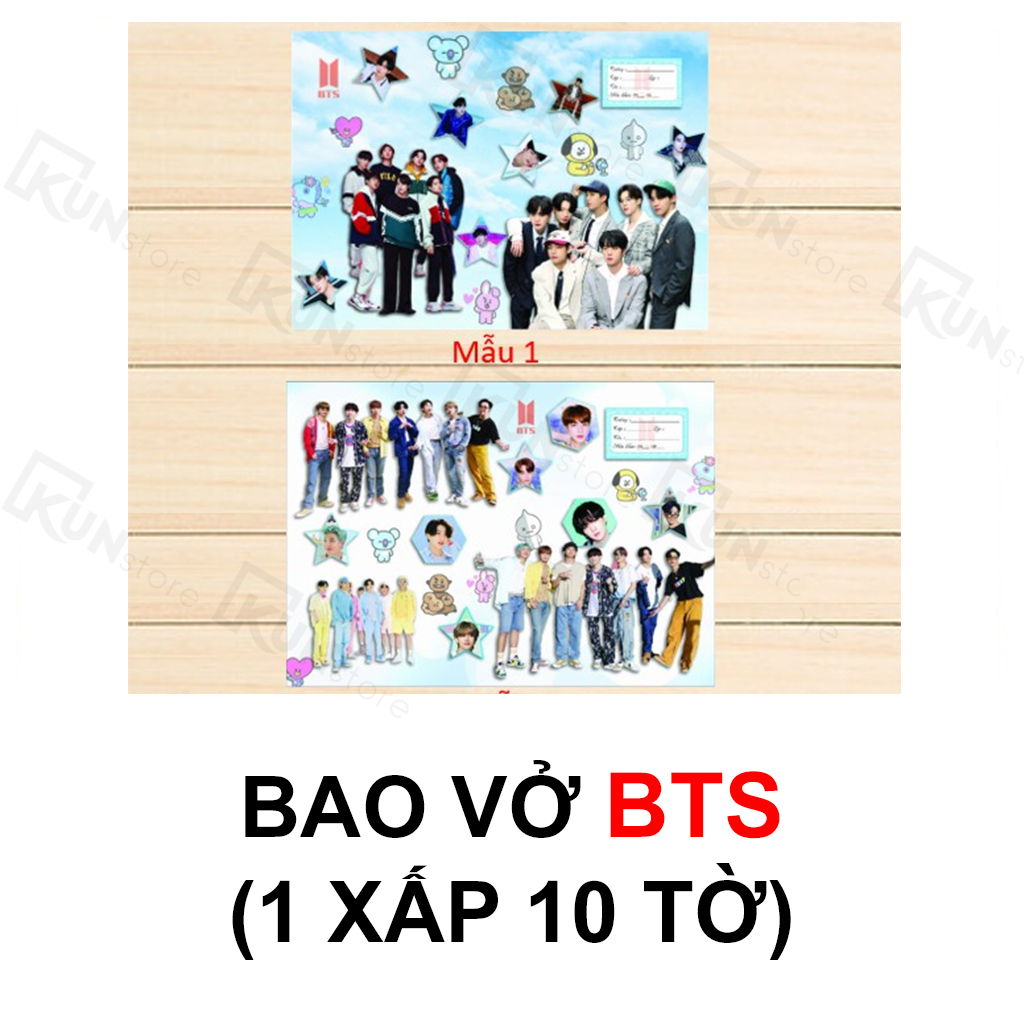 Bao Vở BTS Siêu Đẹp - 1 Xấp 1 tờ