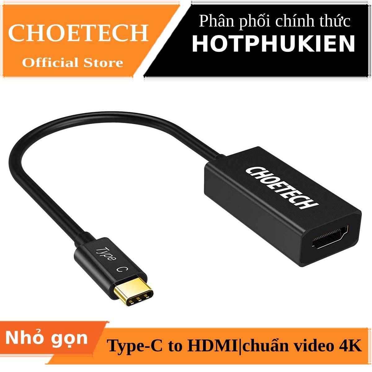 Đầu chuyển adapter type-c ra cổng hdmi chuẩn 4k hiệu choetech hub-h05 - phân phối bởi hotpukien
