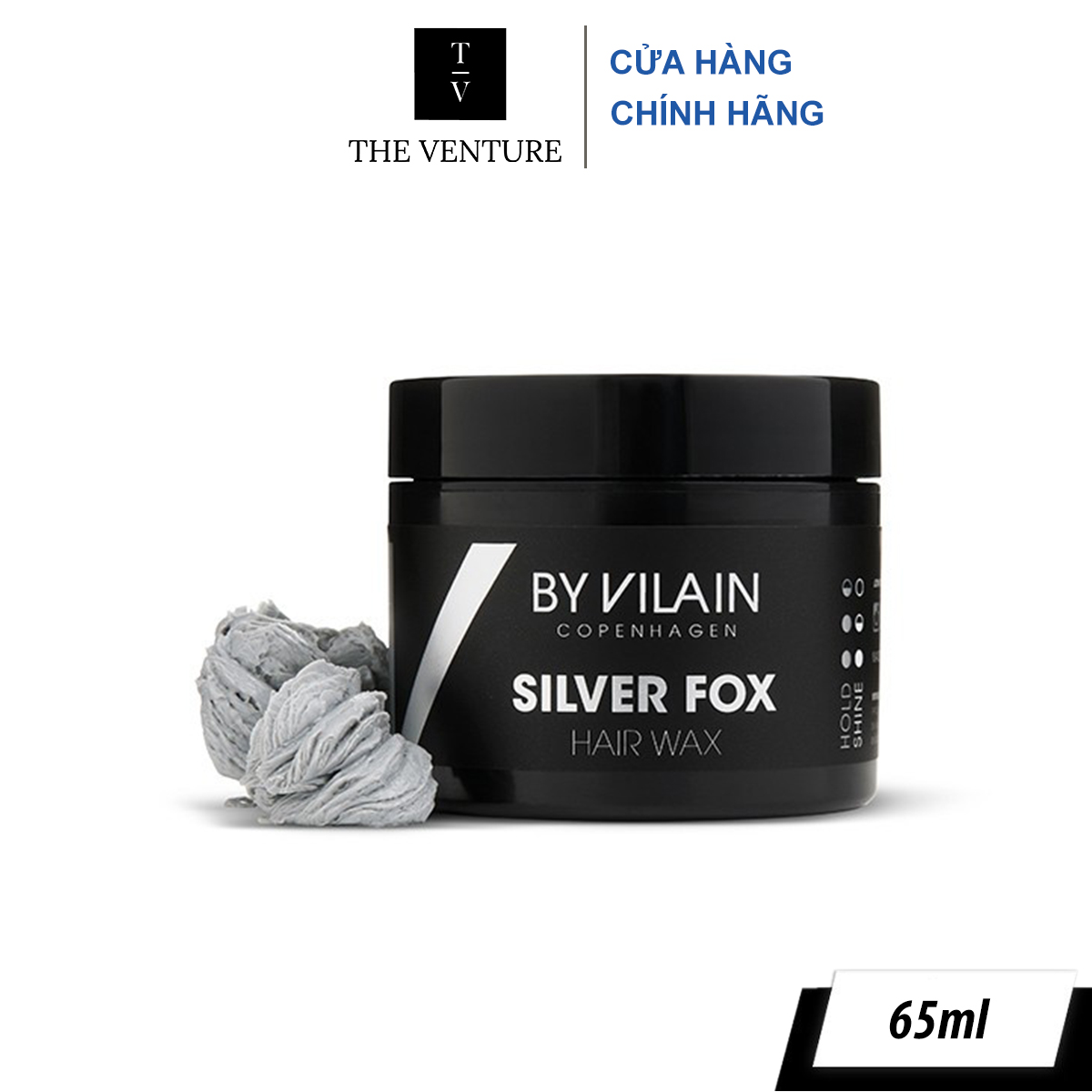 Sáp vuốt tóc nam by vilain silver fox chính hãng - 65 ml