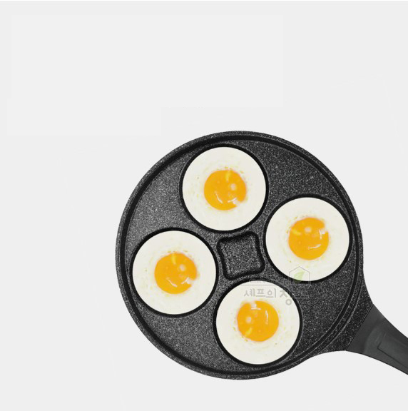 Chảo 4 Lỗ Tròn Chiên Trứng Ốp La Hàn Quốc