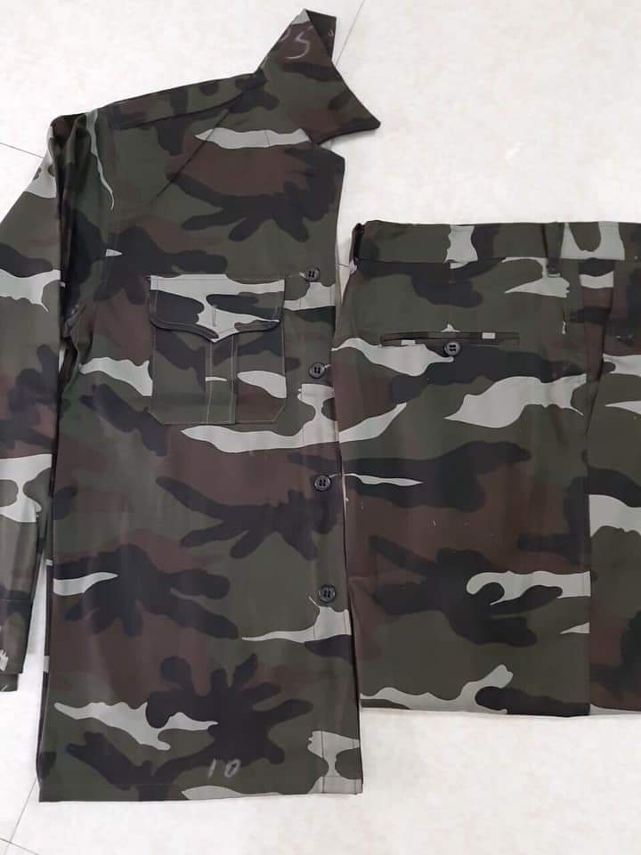 Quần áo- bộ quần áo bảo hộ lao động rằn ri vải kaki nam định loại  tốt