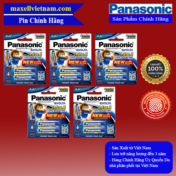 Hộp 24 viên pin aaa panasonic evolta cao cấp lr03eg-2b chính hãng thailand