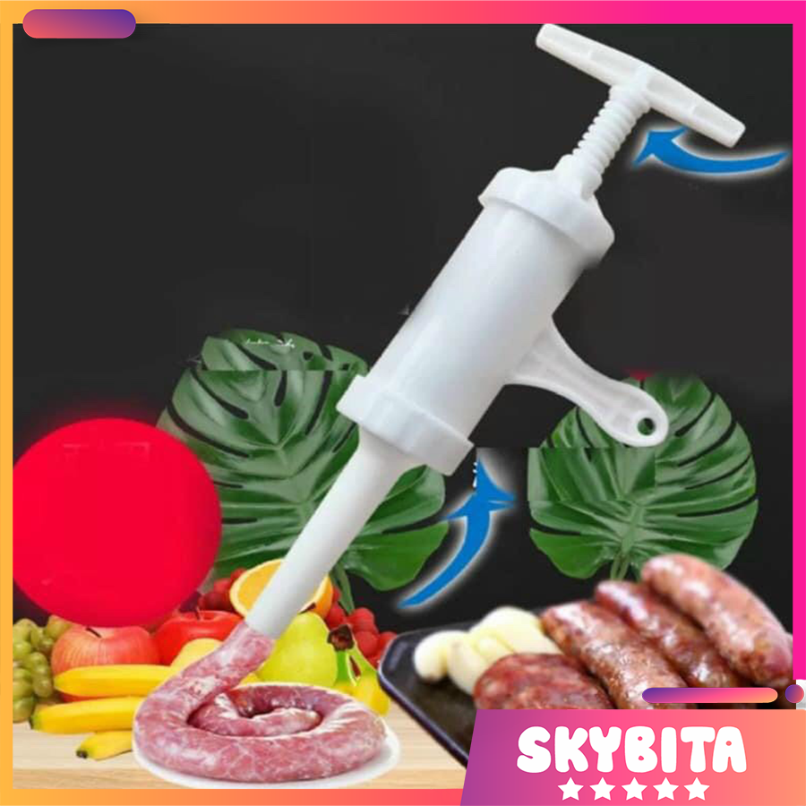 Dụng cụ làm xúc xích, lạp xưởng dễ dàng, nhanh gọn (gồm 2 cỡ phễu nhồi)