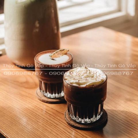 Ly thủy tinh cà phê libbey everest duratuff rocks 266ml, cốc cường lực mỹ, kiểu dễ thương thuytinh govap libg-15434