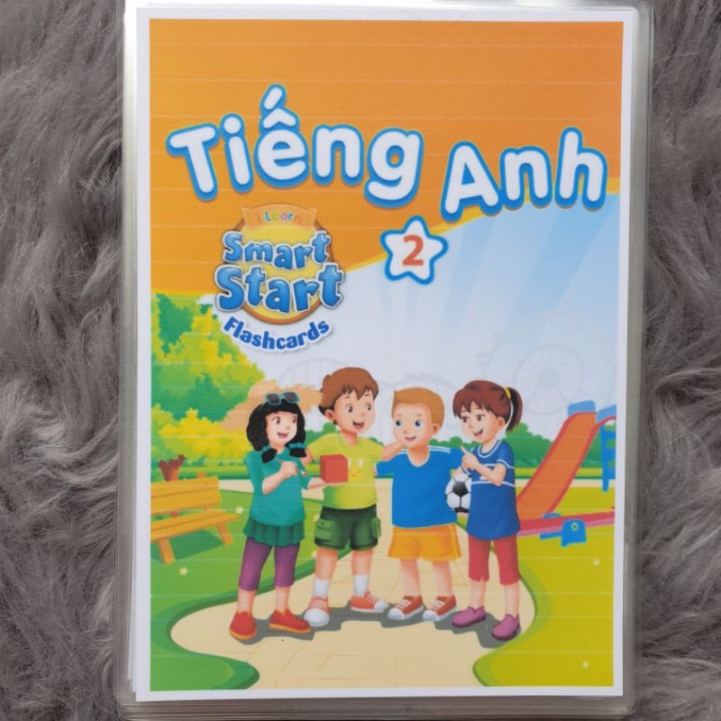 Bộ 106 Thẻ Flashcard Tiếng Anh Lớp 2- Smart Start 2 mới nhất bộ giáo dục - ép plastics siêu đẹp