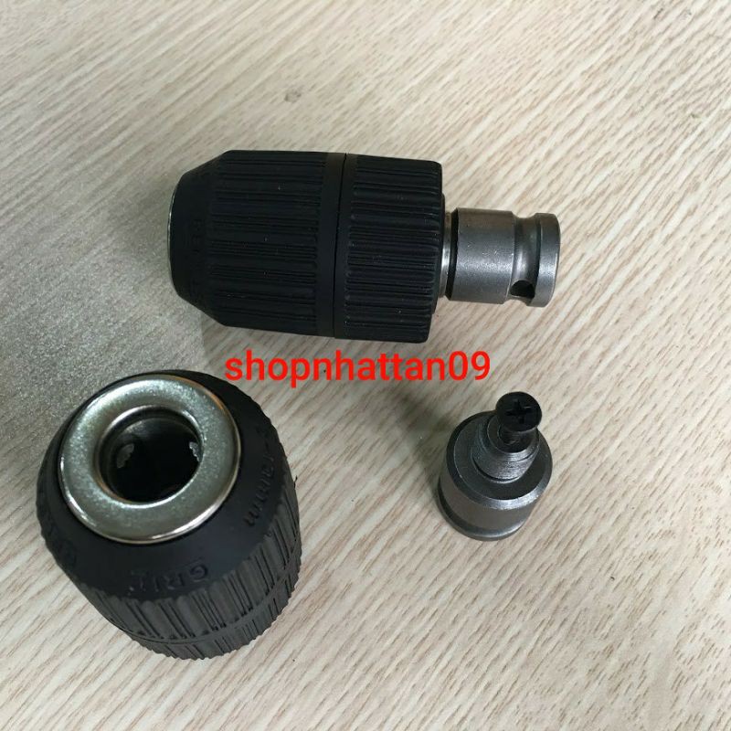 Đầu chuyển máy bulong nhựa thành máy khoan kẹp 1,5mm đến 13mm