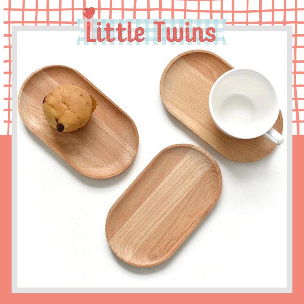Khay gỗ, khay đựng đồ ăn chụp ảnh decor, khay đựng nến thơm