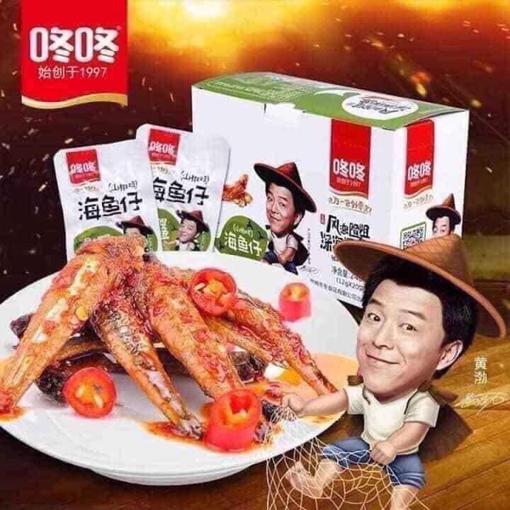 1gói cá cơm cay