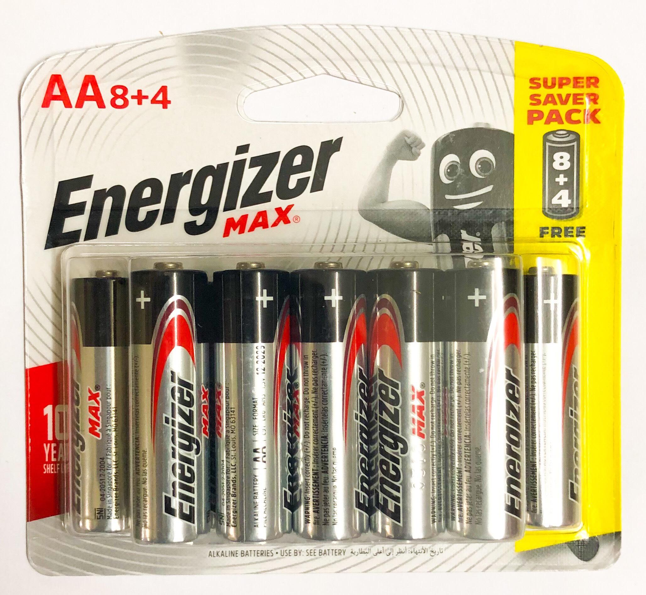 Pin Energizer Size AA Vỉ 12 Viên Cam Kết Chất Lượng