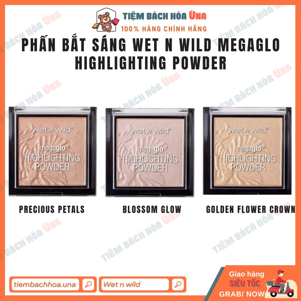 Phấn bắt sáng Wet n Wild Mega Glow Highlighting Powder và Too faced love light Prismatic Highlighter
