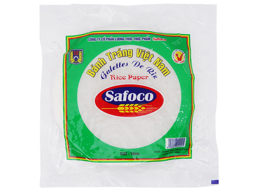 Bánh tráng 16cm Safoco gói 300g