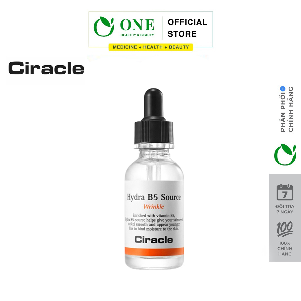 Tinh chất dưỡng ẩm sâu, cải thiện nếp nhăn ciracle hydra b5 source wrinkle 30ml