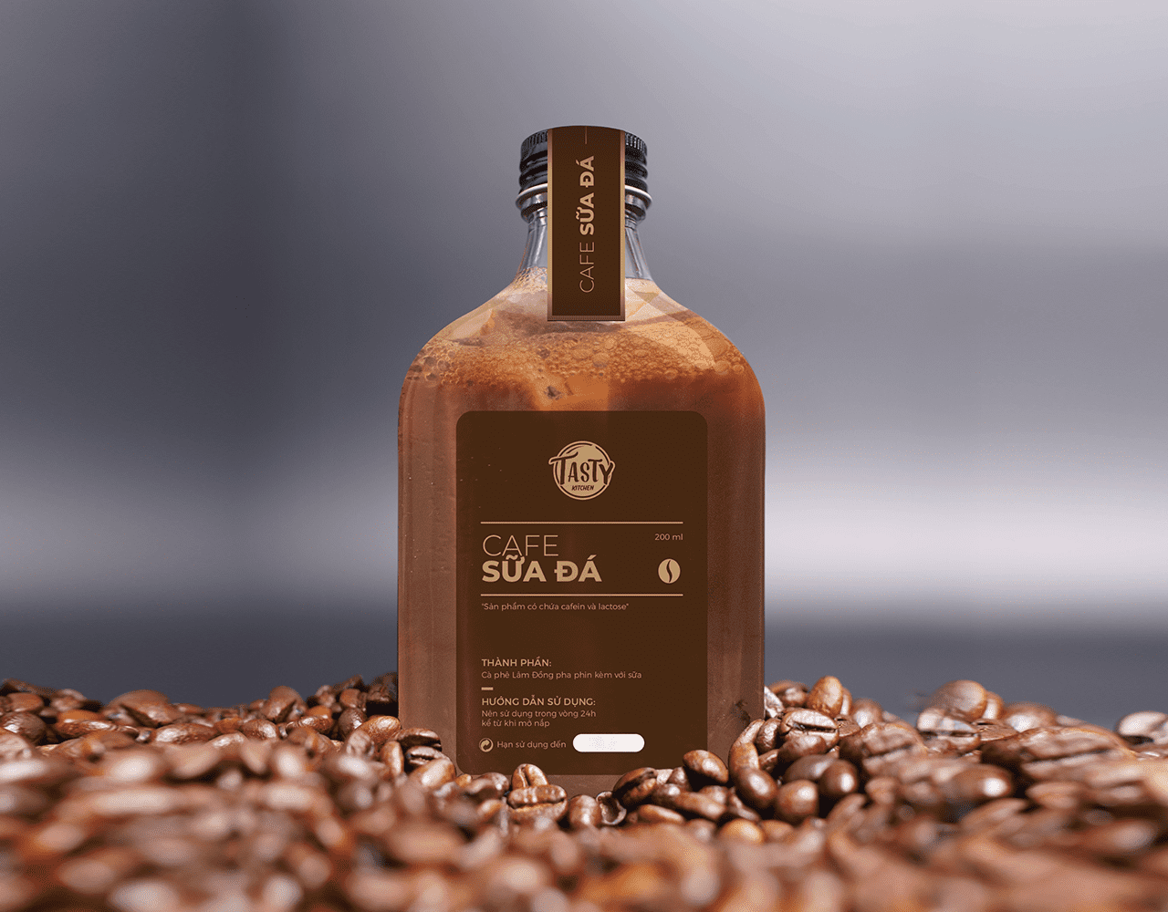Cà phê sữa chai 200 ml
