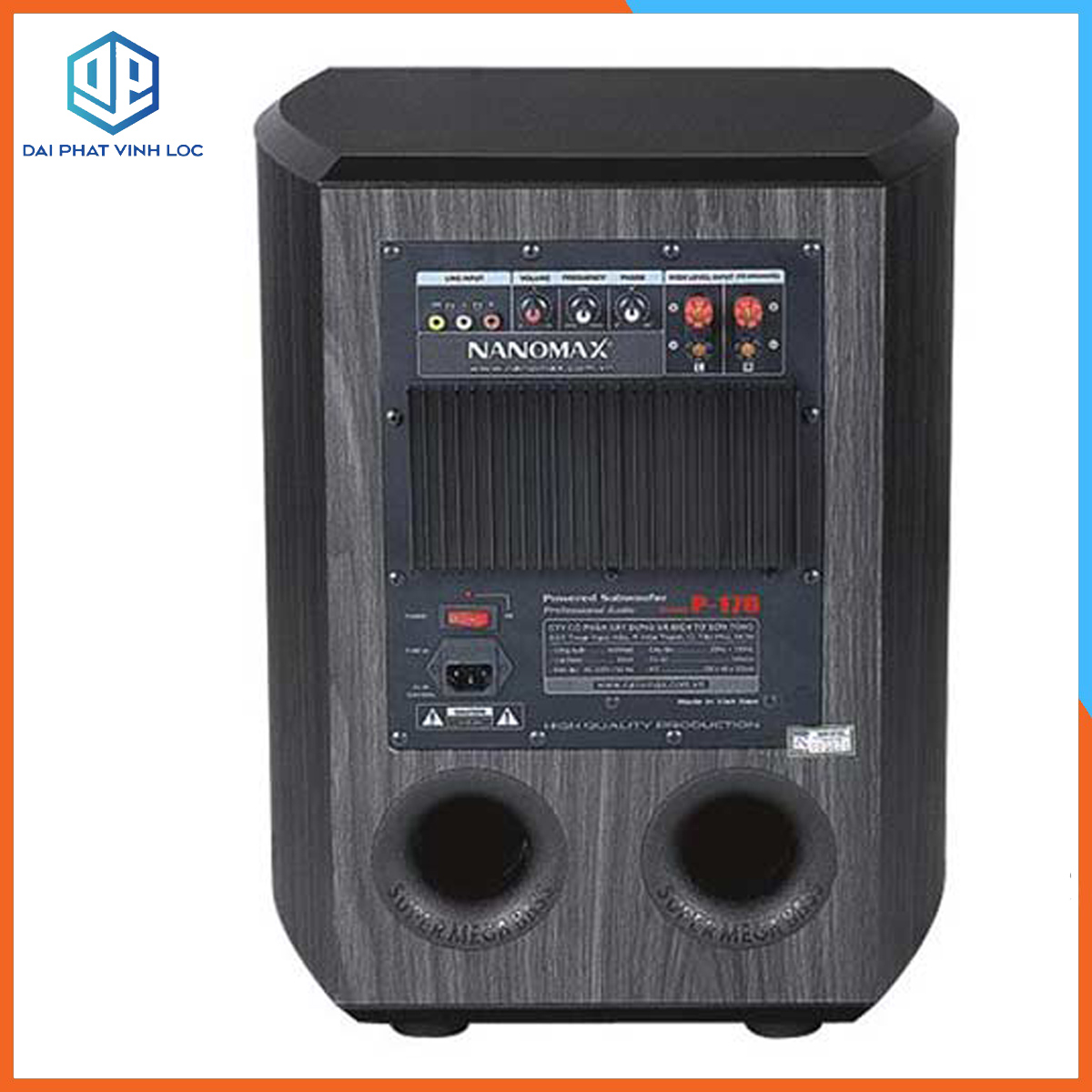 Loa sub p-170 bass 30 hàng chính hãng nanomax kz15