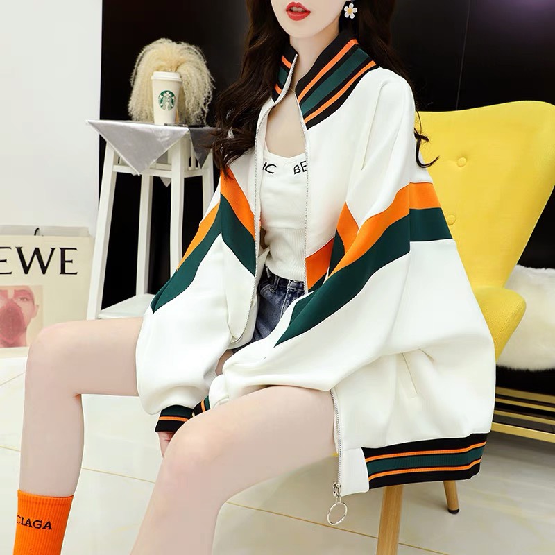 ÁO KHOÁC NỮ CHẤT NỈ NGOẠI PHỐI MÀU ZICZAC SẮC NÉT XỊN SÒ