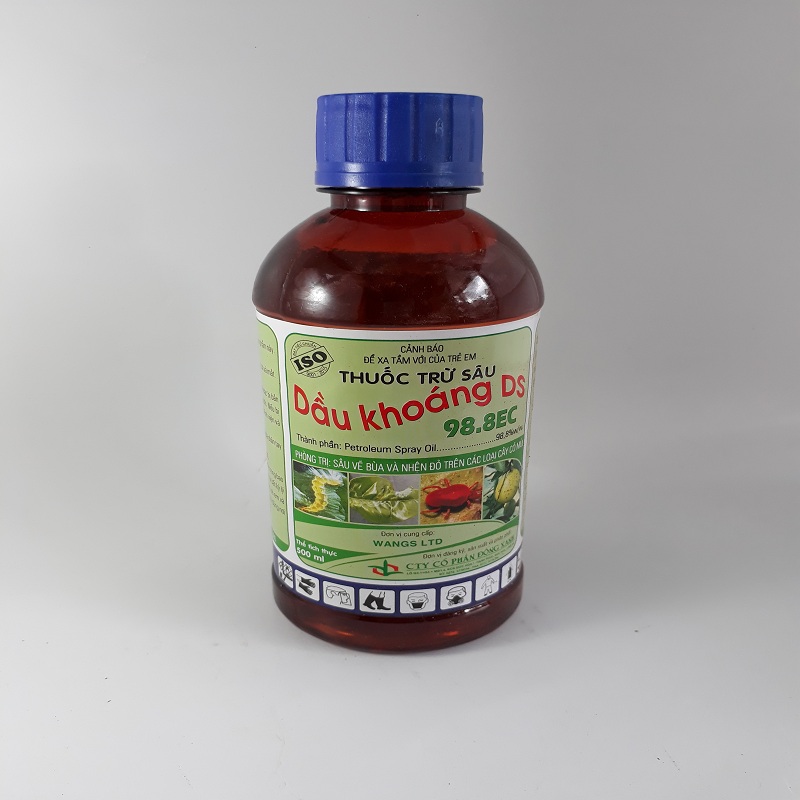 Trừ sâu vẽ bùa và nhện đỏ trên cây có múi DẦU KHOÁNG DS 98,8EC