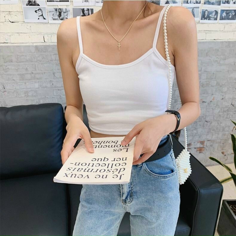 Áo croptop hai dây