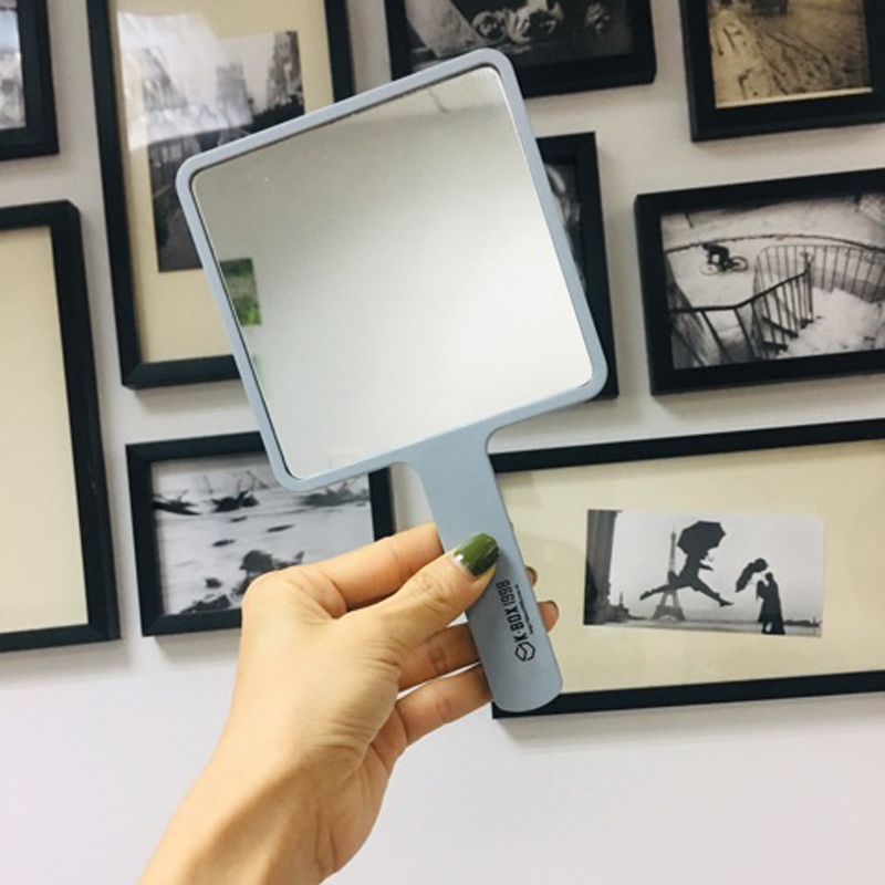 Gương soi cầm tay hình vuông Hàn Quốc size nhỏ