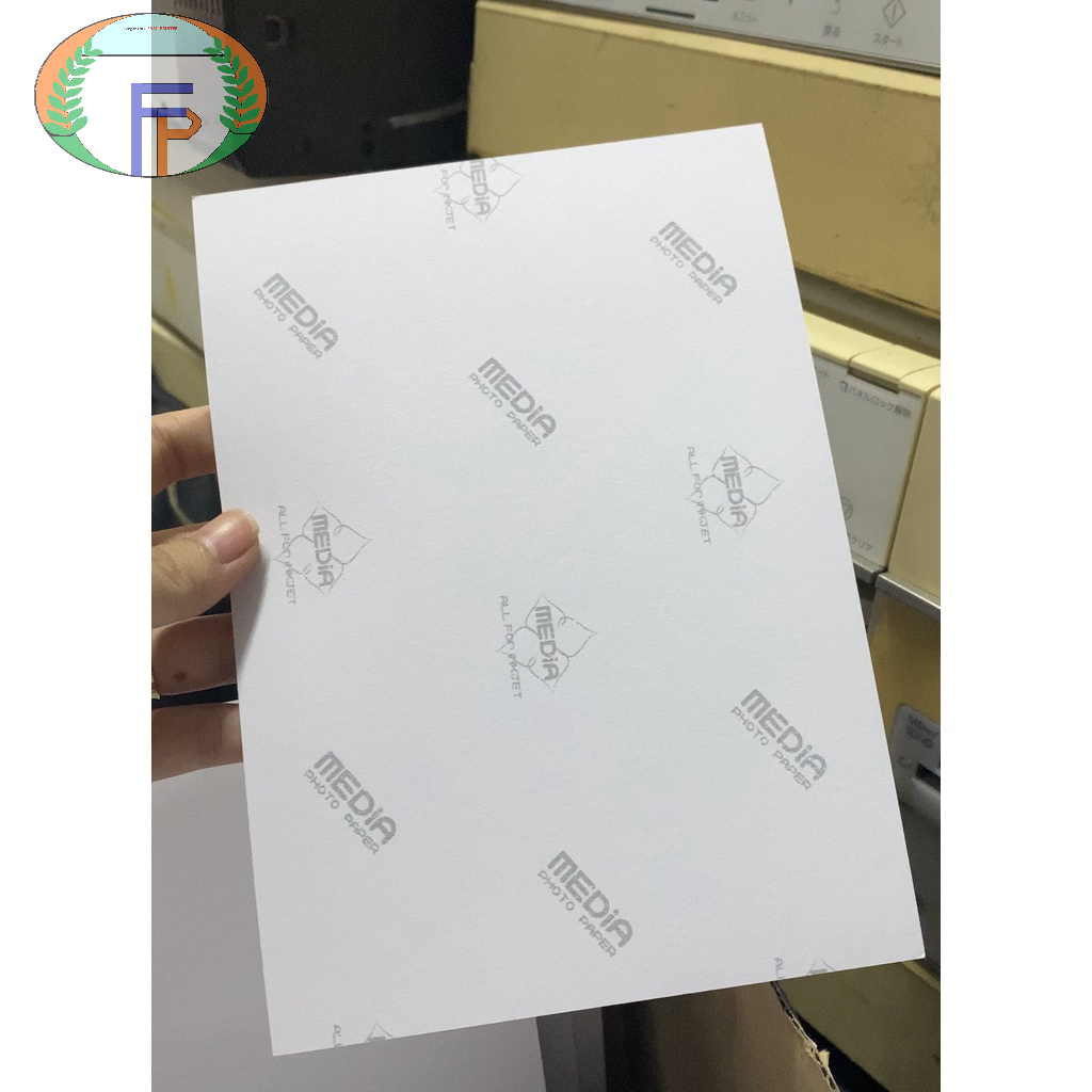 Lẻ 5 Tờ Giấy In Ảnh 1 Mặt Bóng Media Inkjet Color Paper, 5R Glossy Paper