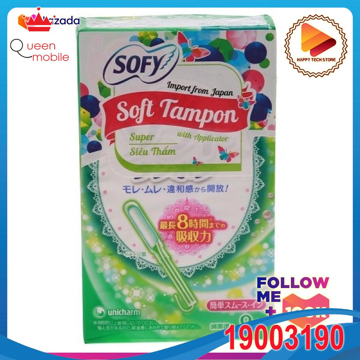 Băng vệ sinh sofy soft tampon 9m sofy soft tampon wing 9m