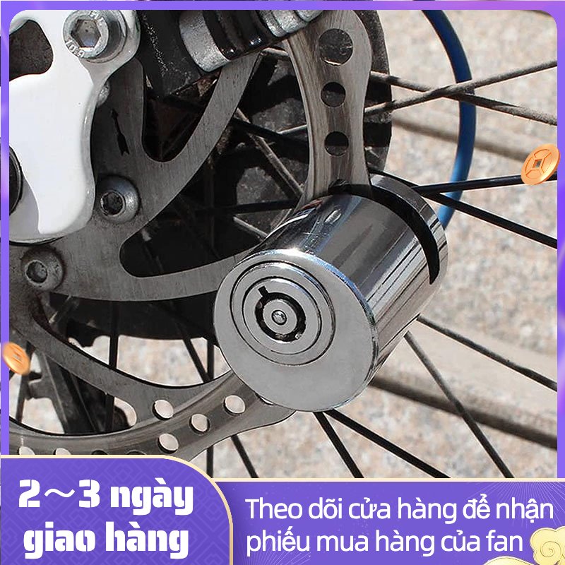 Khóa phanh đĩa chống trộm cho xe máy, xe đạp điện